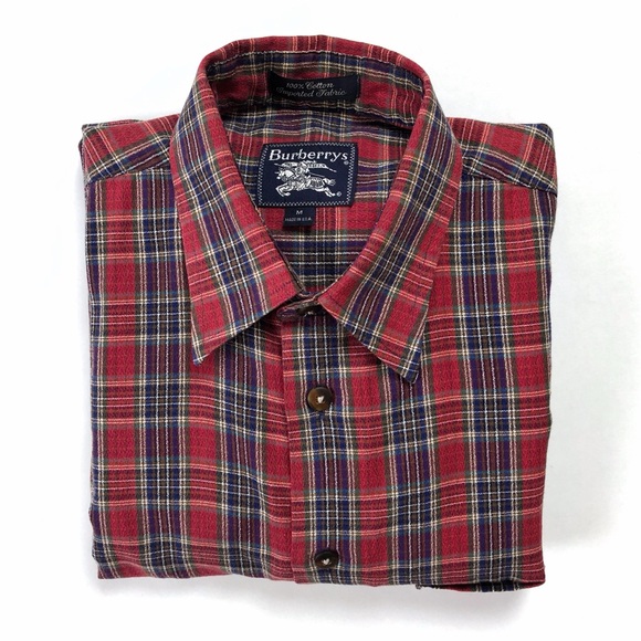 burberry plaid dress shirt